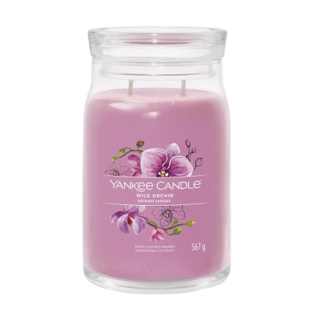 Grande Bougie Orchidée sauvage (2 mèches) - Yankee Candle | LA BOUTIQUE DE CHRISTELLE