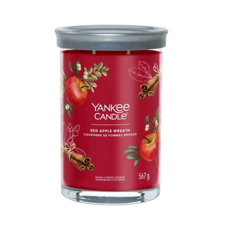 Grand Gobelet Couronne de pommes rouges - Yankee Candle | LA BOUTIQUE DE CHRISTELLE