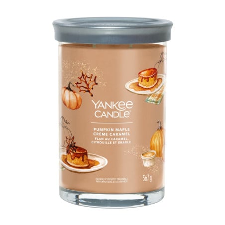 Grand Gobelet Flan au Caramel Citrouille et Érable - Yankee Candle | LA BOUTIQUE DE CHRISTELLE